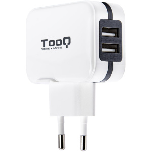 Cargador pared usb tooq tqwc - 11s02wt 2xusb