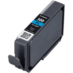 Cartucho canon pfi - 300 pc cian foto