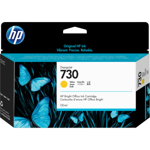Cartucho hp nº 730 amarilo 130ml