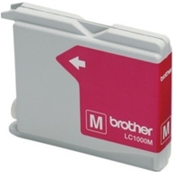 Cartucho tinta brother lc1000m magenta 400