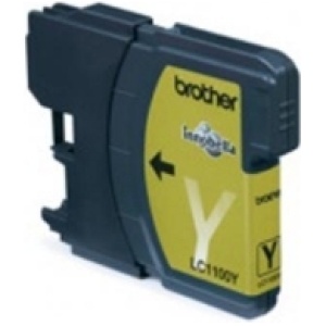 Cartucho tinta brother lc1100y amarillo 325