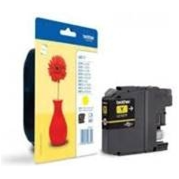 Cartucho tinta brother lc121ybp amarillo 300