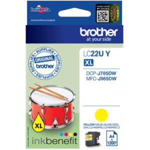 Cartucho tinta brother lc22umbp magenta hasta