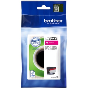Cartucho tinta brother lc3233m magenta 1500