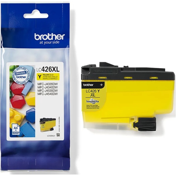 Cartucho tinta brother lc426xly amarillo 5000