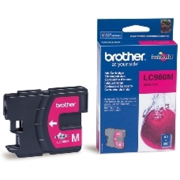 Cartucho tinta brother lc980m magenta 400