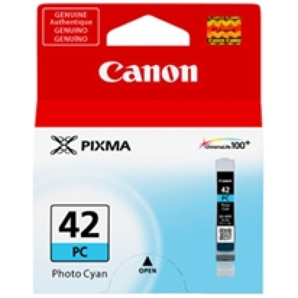 Cartucho tinta canon cli 42pc cian foto