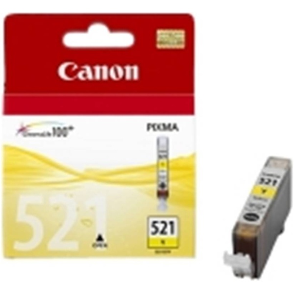 Cartucho tinta canon cli 521 amarillo