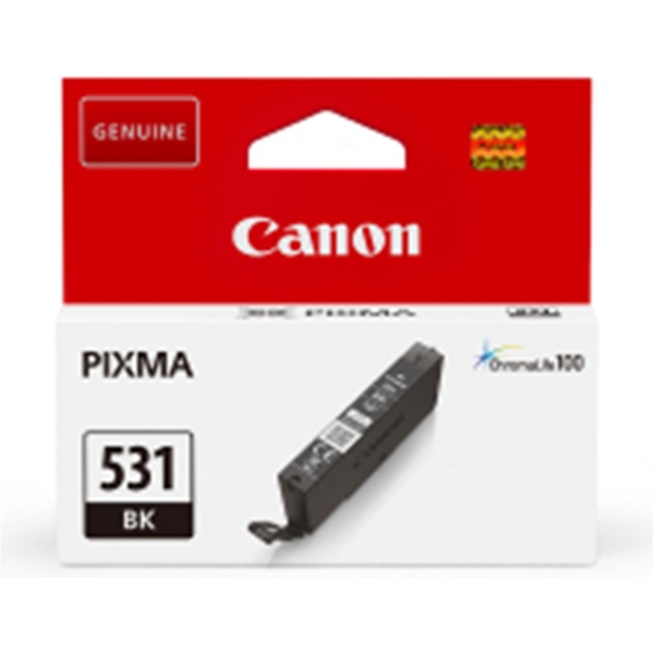 Cartucho tinta canon cli 531bk negro