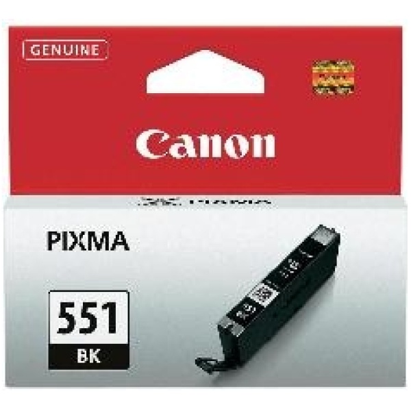 Cartucho tinta canon cli 551bk negro mg6350