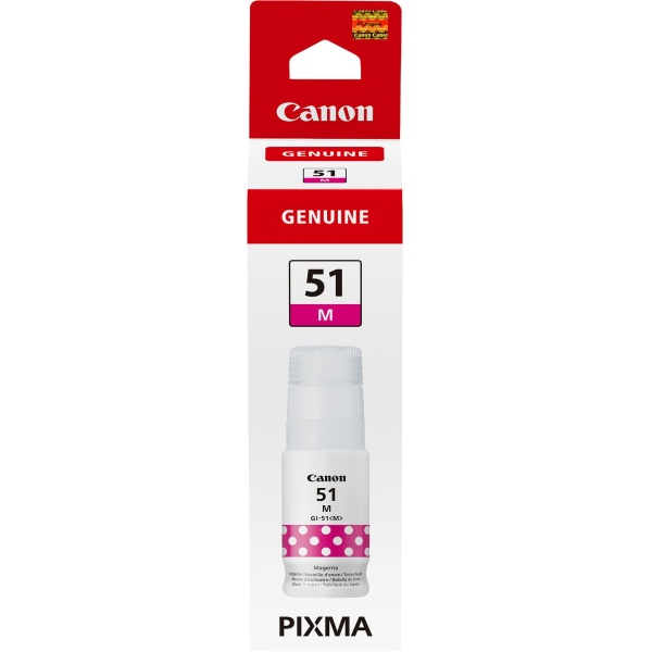 Cartucho tinta canon magenta gi 51m 70ml
