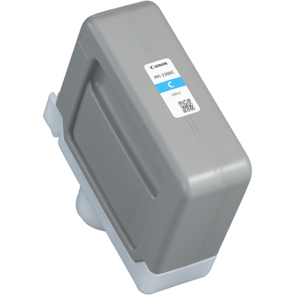 Cartucho tinta canon pfi 2300c cian 330ml
