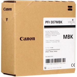 Cartucho tinta canon pfi - 307mbk negro mate
