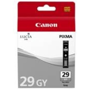 Cartucho tinta canon pgi - 29gy gris pixma