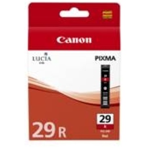 Cartucho tinta canon pgi - 29r rojo pixma