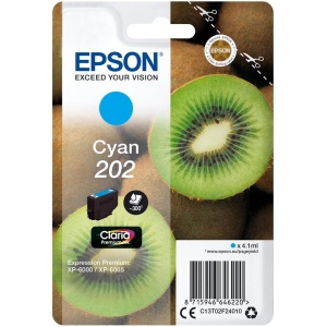 Cartucho tinta epson singlepack 202 cian