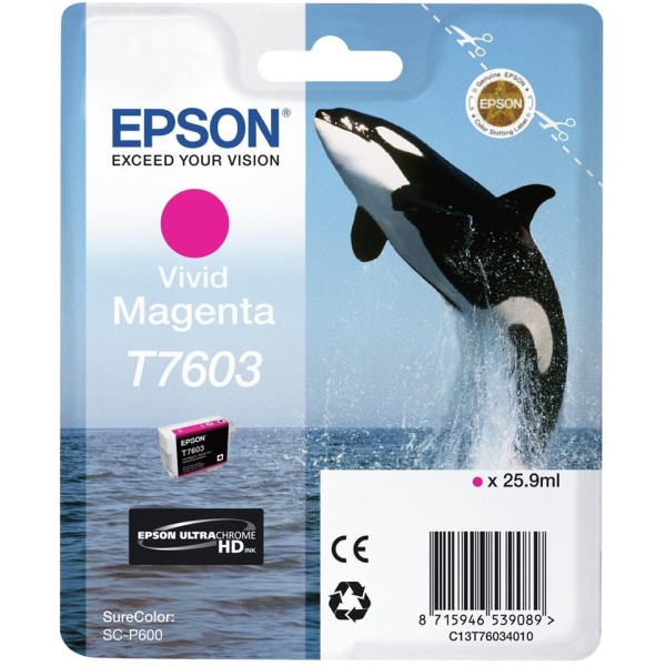Cartucho tinta epson surecolor sc p600 magenta 1