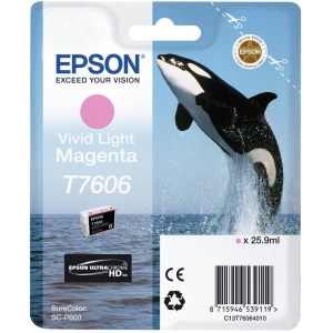 Cartucho tinta epson surecolor sc - p600 magenta