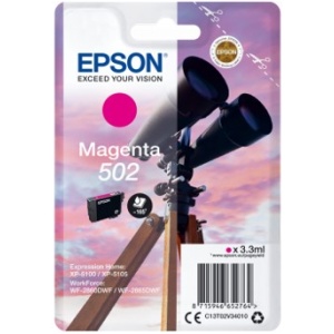 Cartucho tinta epson t02v340 502 magenta