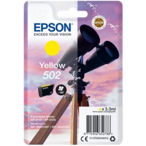 Cartucho tinta epson t02v440 502 amarillo
