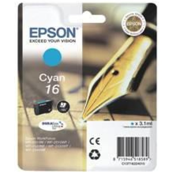 Cartucho tinta epson t162240 cian wf 2010