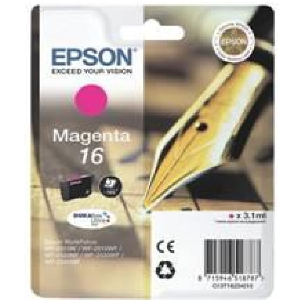 Cartucho tinta epson t162340 magenta wf 2010