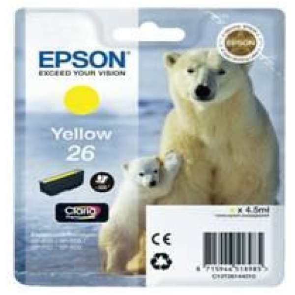 Cartucho tinta epson t261440 amarillo xp 600