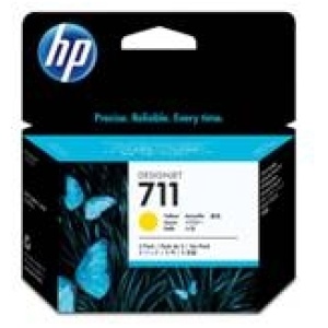 Cartucho tinta hp 711 cz136a amarillo