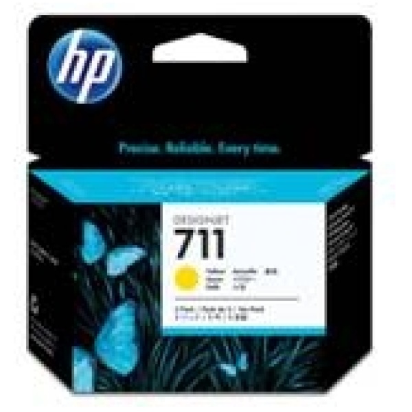 Cartucho tinta hp 711 cz136a amarillo