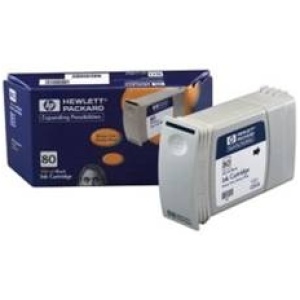 Cartucho tinta hp 80 c4871a negro
