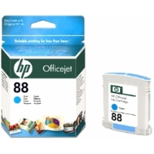 Cartucho tinta hp 88 c9386a cian