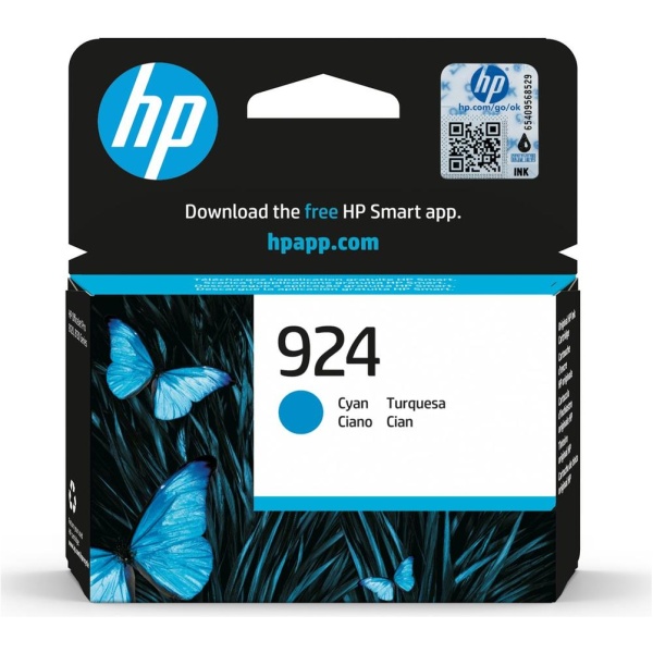 Cartucho tinta hp 924 4k0u3ne cian
