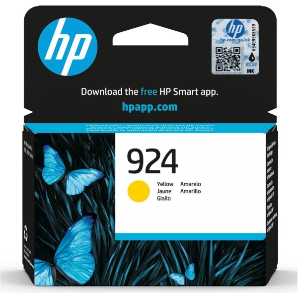 Cartucho tinta hp 924 4k0u5ne amarillo