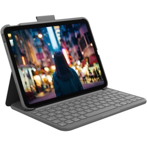 Funda logitech slim folio con teclado