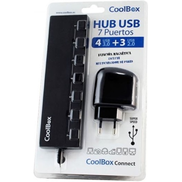 Hub coolbox 4 puertos usb 3.0