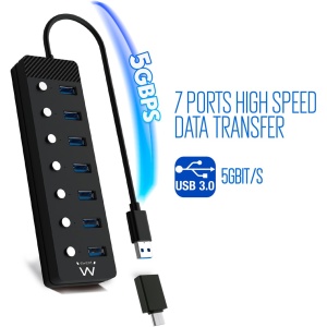 Hub ewent 7 puertos usb 3.0