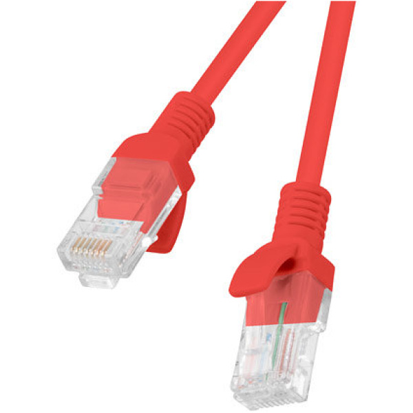 Latiguillo lanberg cat.6 utp 20m rojo