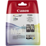 Multipack canon pg - 510 negro cl - 511 multicolor - Imagen 1