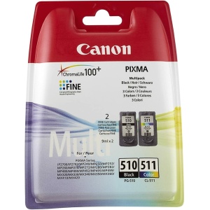 Multipack canon pg - 510 negro cl - 511 multicolor