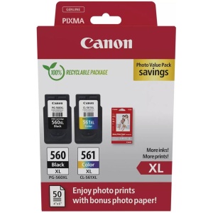 Multipack canon pg - 560xl negro cl - 561xl multicolor