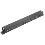 Organizador cables lanberg metalico 1u tipo - Imagen 1