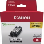 Pack cartucho tinta canon pgi - 570xl negro - Imagen 1