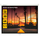 Pantalla manual videoproyector pared y techo - Imagen 1