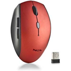 Raton inalambrico ngs bee red rojo