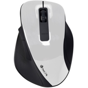 Raton inalambrico ngs bowwhite 2.4ghz 1600dpi