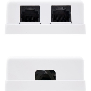 Roseta nanocable 2 tomas cat.6 utp