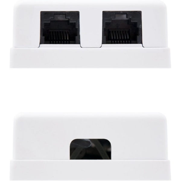 Roseta nanocable 2 tomas cat.6 utp