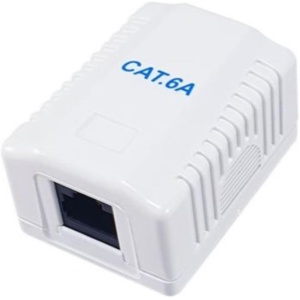 Roseta superficie equip cat 6a 1