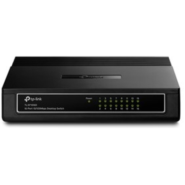 Switch 16 puertos 10 100 tp link