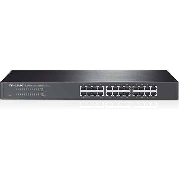 Switch 24 puertos 10 100 19pulgadas
